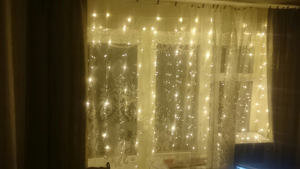 4.5M x 3M 300 LED Icicle String Lights Christmas xmas Fairy Lights Outdoor Home For Wedding/Party/Curtain/Garden Decoration