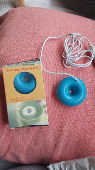 3 Colors Donuts Humidifier USB Ultrasonic Home Aroma Humidifier Air Diffuser Purifier Lonizer Atomizer Aromatherapy VBU49 P15 35