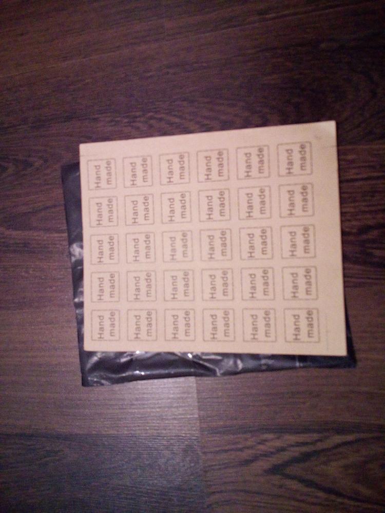 120pcs/lot Handmade Sticker  2.5*2.5cm Vintage Stickers Kraft Label Sticker DIY Hand Made For Gift Cake Baking Sealing Sticker
