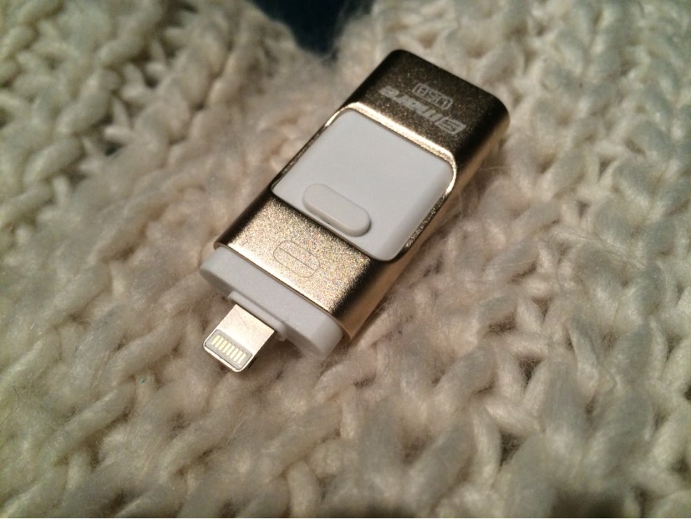 Smare 3in1 128GB 64GB 32GB 16GB Metal USB OTG iFlash Drive HD  USB Flash Drives for iPhone for iPad for iPod and Android Phone