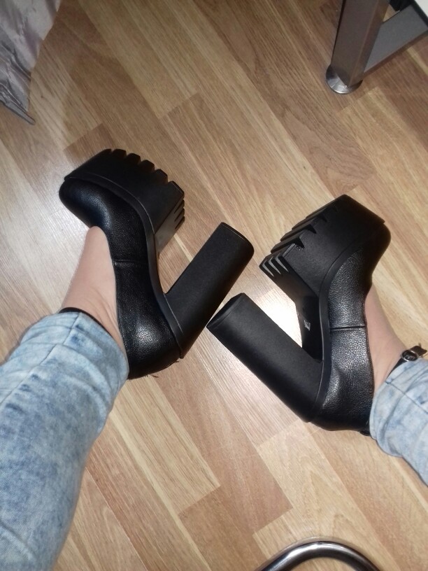 2016 new fashion high heels platform pump women shoes ruslana korshunova thick heels shoes women high heels
