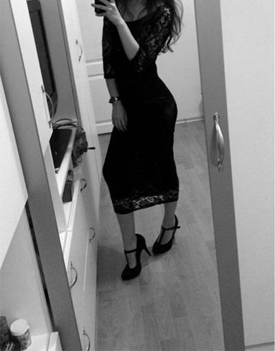 Women Black Lace Autumn Dress Ladies Three Quarter Pencil Wrap Celebrity Elegant Midi Bodycon Party Bandage Dresses Plus Size