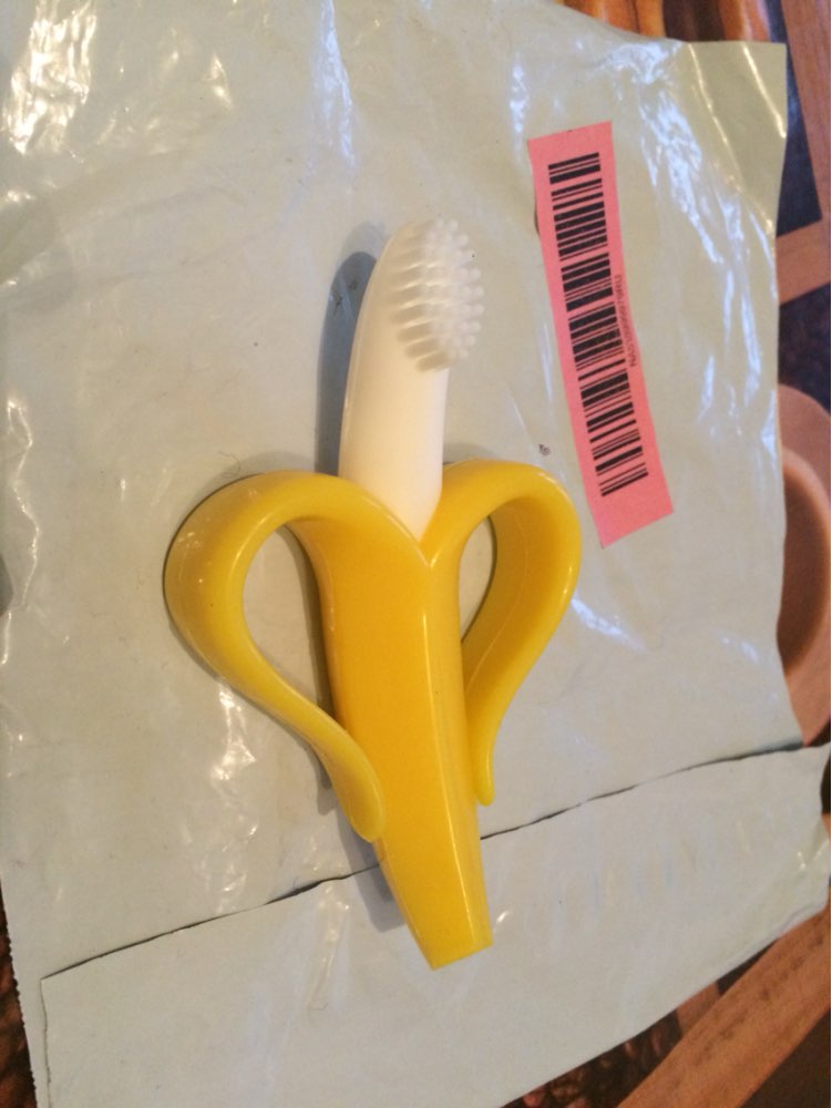 Silicon Banana Bendable Baby Teether Training Toothbrush Toddler Infant Massager Children Teething Ring