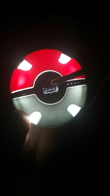10000mAh Pokeball Power Bank Pokeball Dual USB Battery Powerbank LED Quick Phone Charge Power Bank Cartoon 3D External Battery
