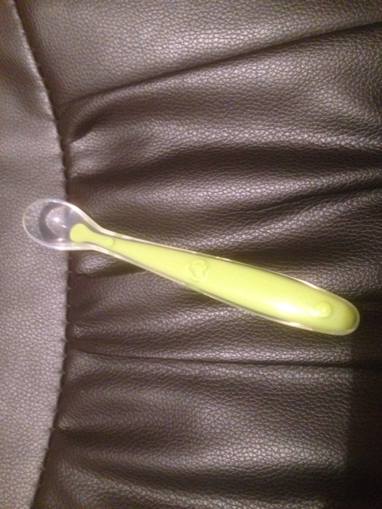 Baby Soft silicone feeding spoon baby Spoon Tableware 3 colors 