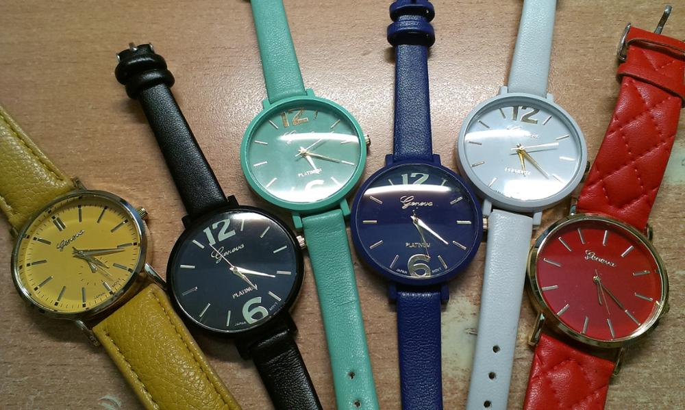 Delicate Hot! 2016 relogio feminino watch Vintage Retro Women Faux Leather Analog Quartz Wrist Watch Nor160728