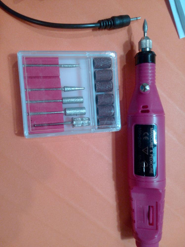 Professional Electric Drill Nail Care & Polish Electric Nail Drill Machine Art Salon Manicure File Polish Tool Pedicure Set  BS