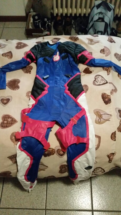 Game OW D.VA/ Tracer/Mercy Sexy Bodysuit+Armor Custom made default Sizes S-XL free shipping