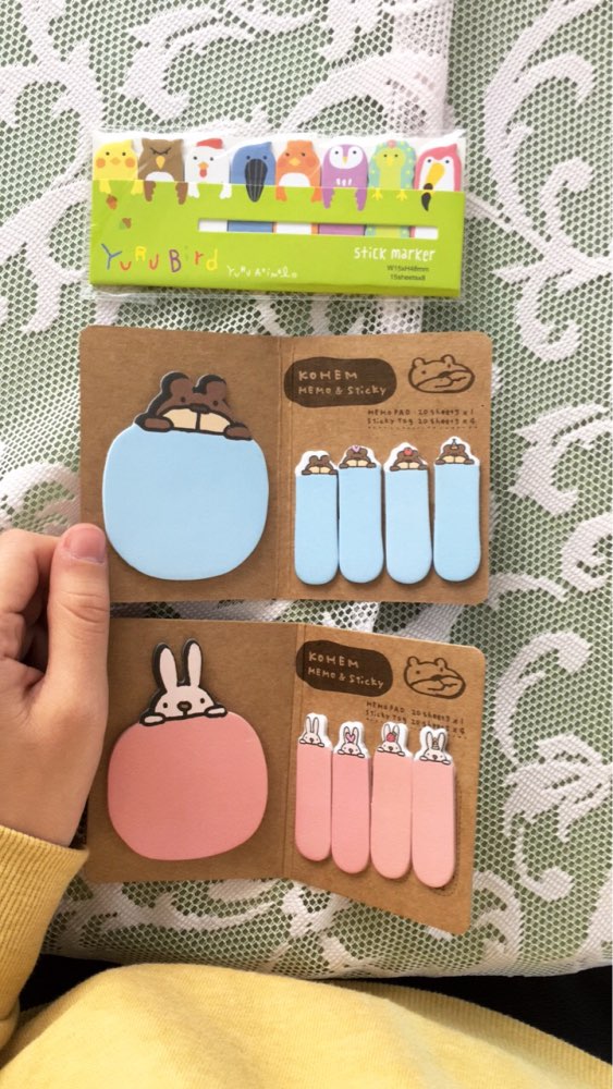 Kawaii Animal Memo Pads Sticky Notes Post It Stickers Scrapbooking Diary Stickers Planner Office Stationery and School Supplies