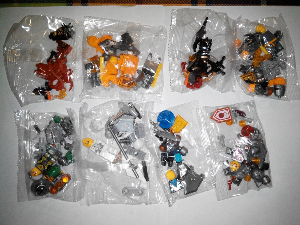 8Pcs/lot Nexus Knights Toys Building Blocks Minifigures Clay,Jestro,Macy,Axl,Lance Toys Figures For Children Gifts New Arrival