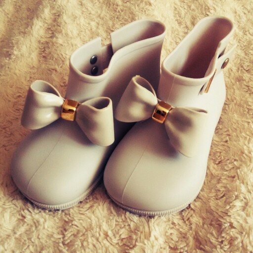 Children Shoes Rain Boots Mini Melissa Girls Shoes Bow Jelly Water Shoes Flat Short New Shoes Kids Three Colors Boots G090