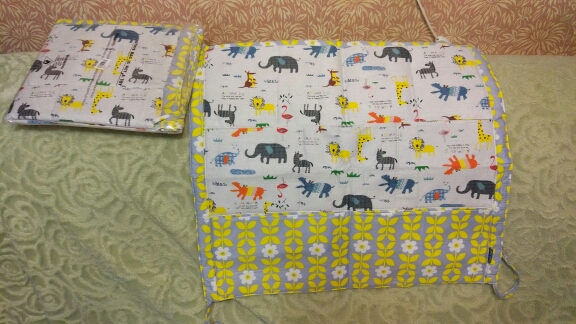 55*60cm Multi Colors Baby Cot Hanging Storage Bag  muslin tree Baby Cot Bed Hanging Storage Bag Baby Bedding  Bumpers 