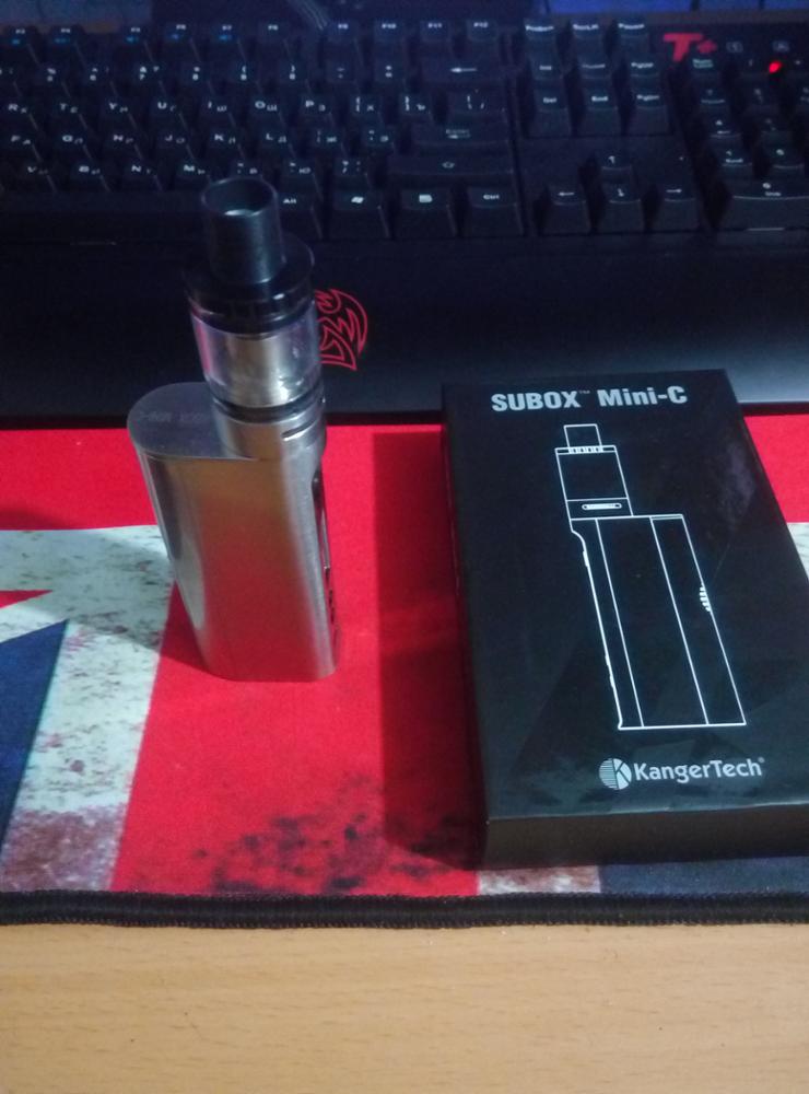 Original Kanger Subox Mini C Starter Kit 50w 0.5ohm Kangertech Protank 5 Atomizer Kbox Mini 510 Thread