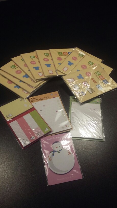 Kawaii stationery Weekly Daily Plan Mini Memo Pad Notes School Office Supply Sticker Post It Planner Check List Decoration 