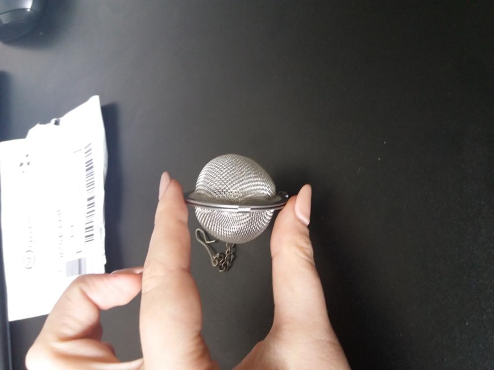 1pc Hot Selling Stainless Steel Sphere Locking Spice Tea Ball Strainer Mesh Infuser Tea Filter Infusor
