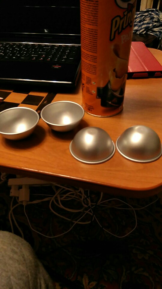Metal Aluminum Alloy Bath Bomb Mold 2pcs 3D Ball Sphere Shape DIY Bathing Tool Accessories Creative Mold