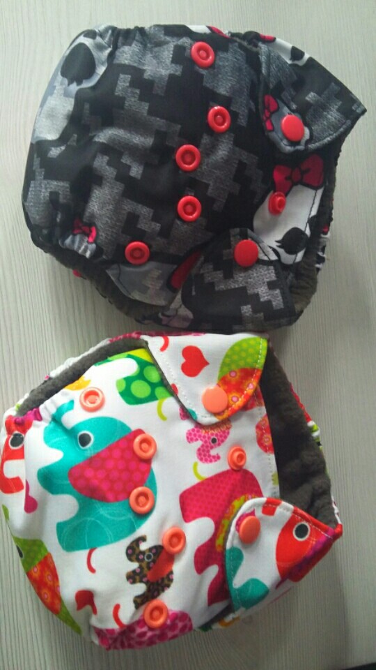 [simfamily]1Pc Reusable Waterproof Newborn Bamboo Charcoal AIO Baby Cloth Diaper Nappy,0-3months Baby Use,Wholesale Selling
