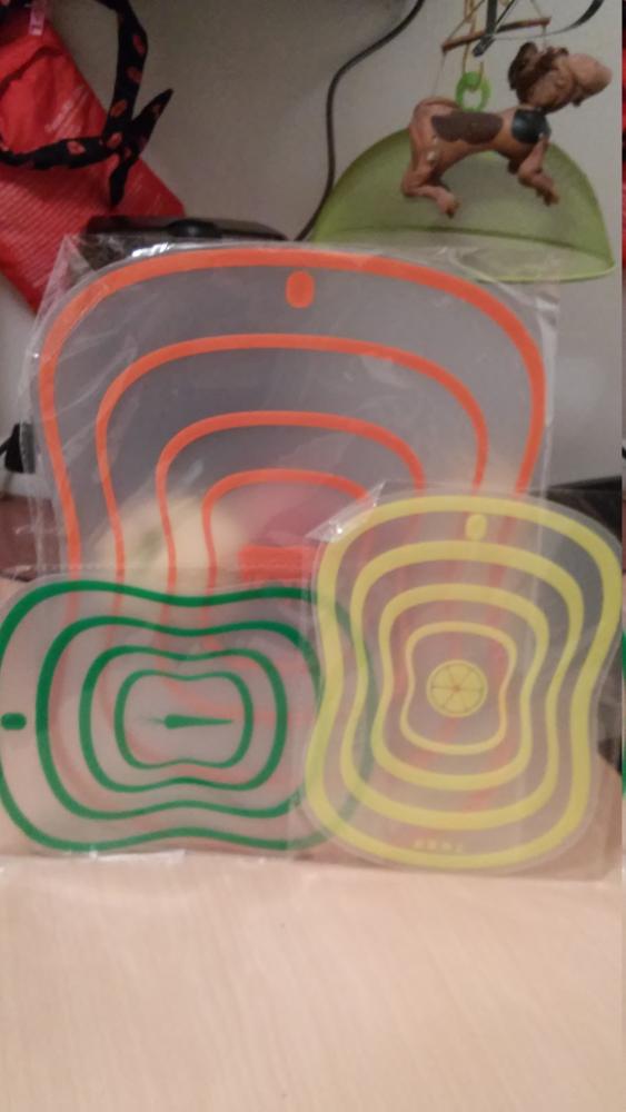 Kitchen Plastic Chopping Block Meat Vegetable Fruit Cutting Board Frosted Transparent Bendable Classified Antibacterial Non-slip