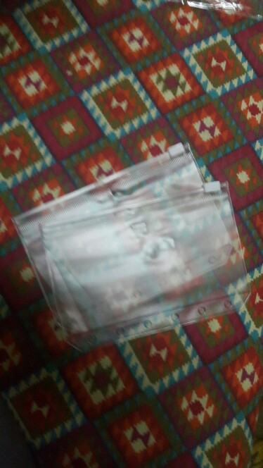 Transparent  File Bag A5 A6 A7 PVC Pouch Card Bills Bags Notepad Pocket Document Bag