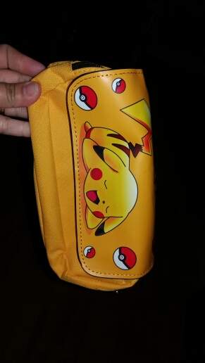 2016 Japanese Cartoon Totoro Dragon Ball Pokemon Pencil Case PU Fantastic Zipper Bag Students Stationery Office School Supplies
