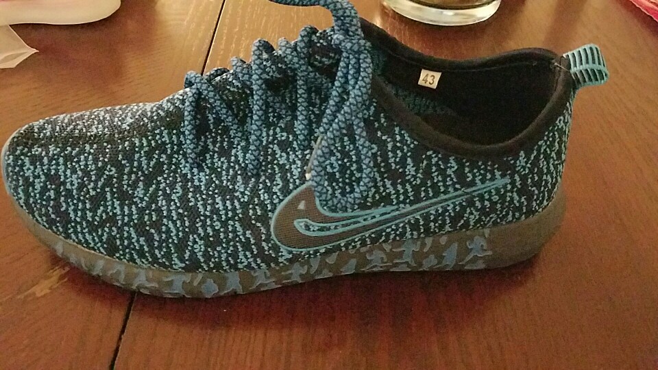Cheap Top Quality 2016 Men Running Shoes Knitted Breathable Mesh Outdoor Sport Shoes Student Sneakers Men shoes Gray Black blue