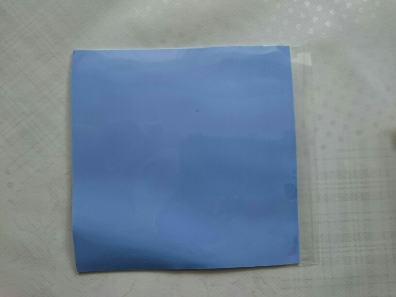100 pcs Blue 10mm*10mm*1mm 3.2W/mK GPU CPU Heatsink Cooling Conductive Silicone Pad Thermal Pad