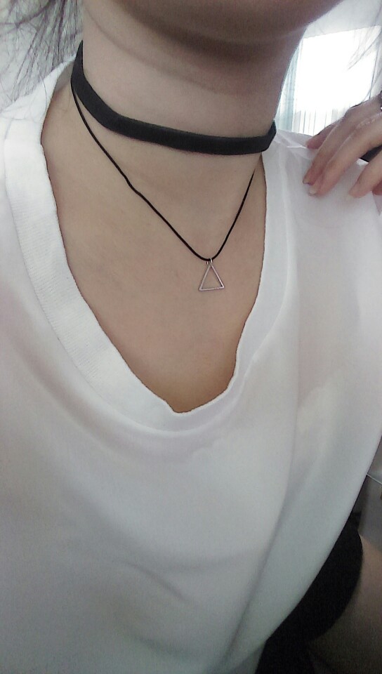 2016 New Fashion Geometry choker necklace suitable for all style Women's favorite  jewelry  Hot sales necklaces pendants