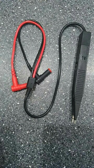 SMD Inductor Test Clip Probe Tweezers for Resistor Multimeter Capacitor  Meter Clip probe for SMD components measure PTSP 