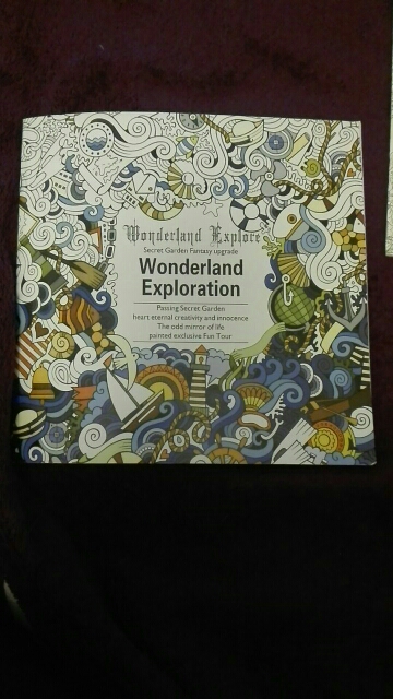 1 PCS 24 Pages English Version Wonderland Exploration Coloring Book For Adult Relieve Stress Graffiti Drawing Art Book