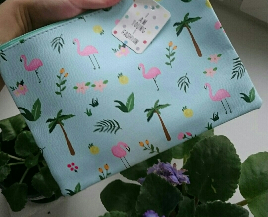 Sweet Forest Element Fox Deer Flamingo Swam A5 A4 Waterproof PU Leather File Folder Document Filing Bag Stationery Bag