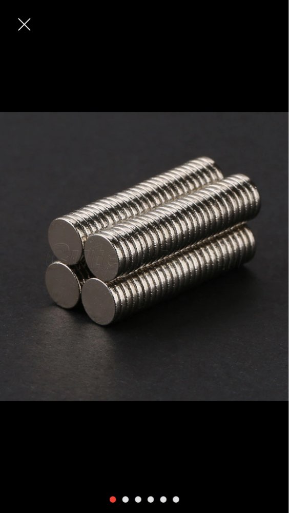100pcs 5mm x 1mm Craft Model Disc Rare Earth Neodymium Super Strong Magnets N35