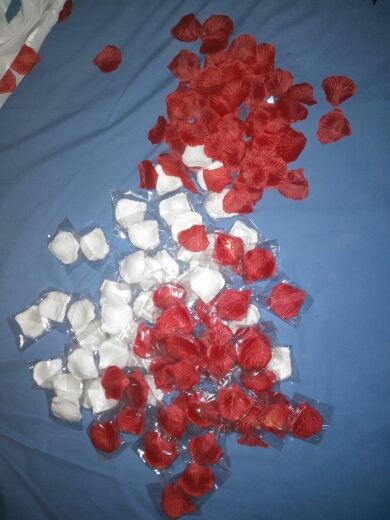 Very Cheap Silk Rose Flower Petals 2000 pcs/lots Accesoires wedding accessories Marriage Wedding Rose Petals Romantic Flowers