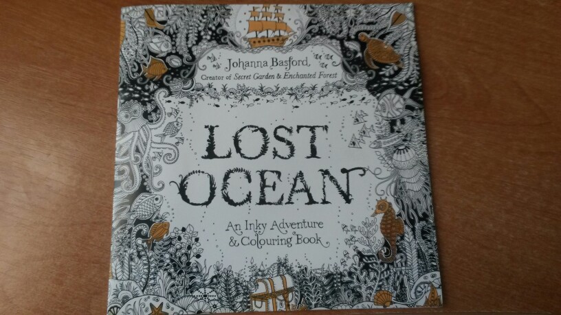 1 Pcs 24 Pages Lost Ocean Inky Adventure Coloring Book For Children Adult Relieve Stress Kill Time Painting Drawing Art Book