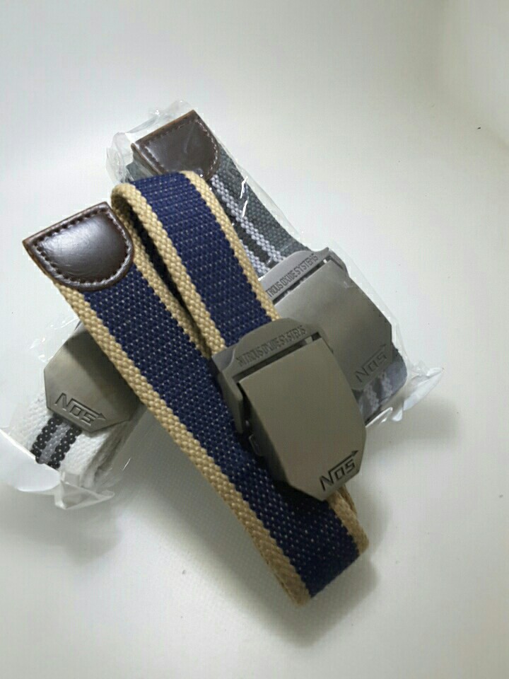 2016 Fashion Canvas Belt Men "No5" Smooth Buckle High Quality Casual Pants 120cm Large Size Canvas Belt For Adult Male