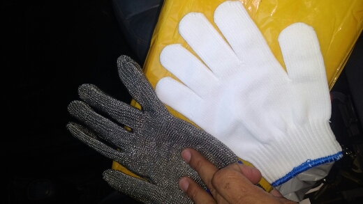 NEW Durable Quality Safety Cut Proof Stab Resistant Stainless Steel Metal Mesh Butcher Glove Free Shipping