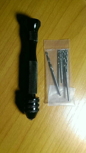Hot Mini Manual Aluminum Hand Drill With Keyless Chuck +10pcs Twist Micro Drill Bit Woodworking Drilling Rotary Tools