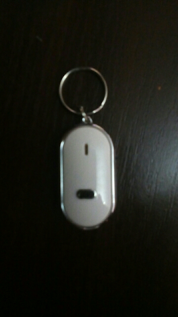NEW  Anti-Lost Finder Sensor Alarm Whistle Key Finder LED With 2 AG3 Batteries Safely Security Free Shipping