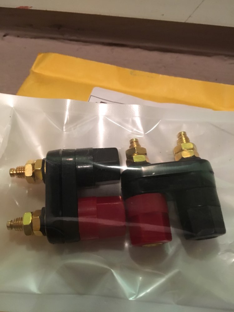 Top Selling High Quality Couple Terminals Red Black Connector Amplifier Terminal Binding Post Banana Speaker Plug Jack