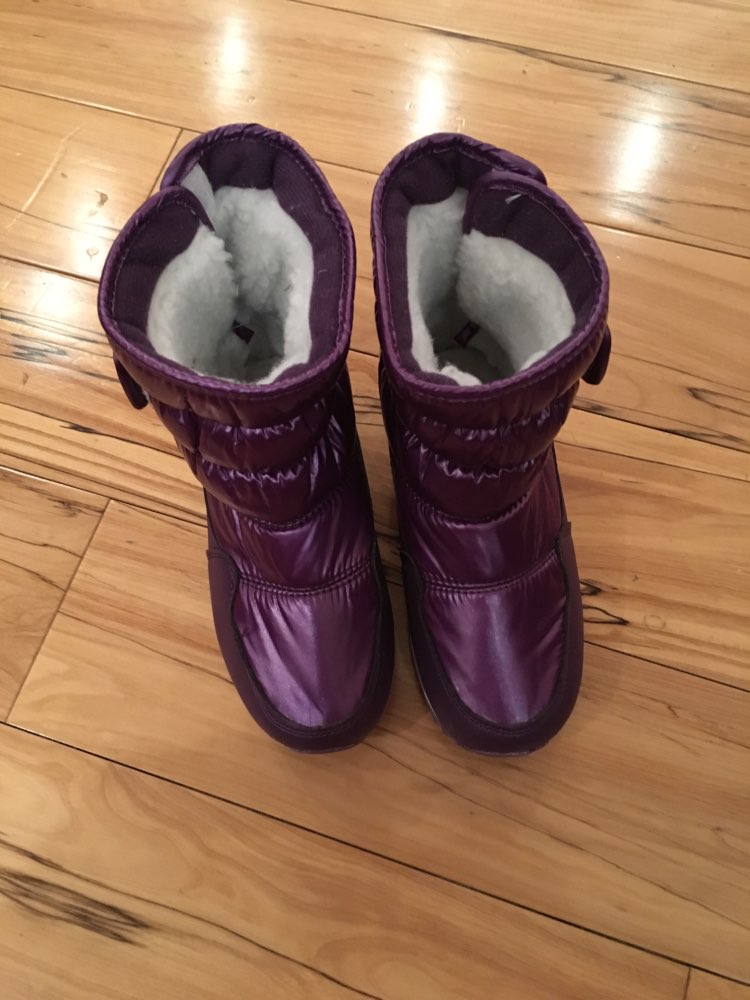 Children's Rubber Boots For Girls Boys mid-calf bungee lacing snow boots waterproof girls boot sport shoes fur lining kids boot