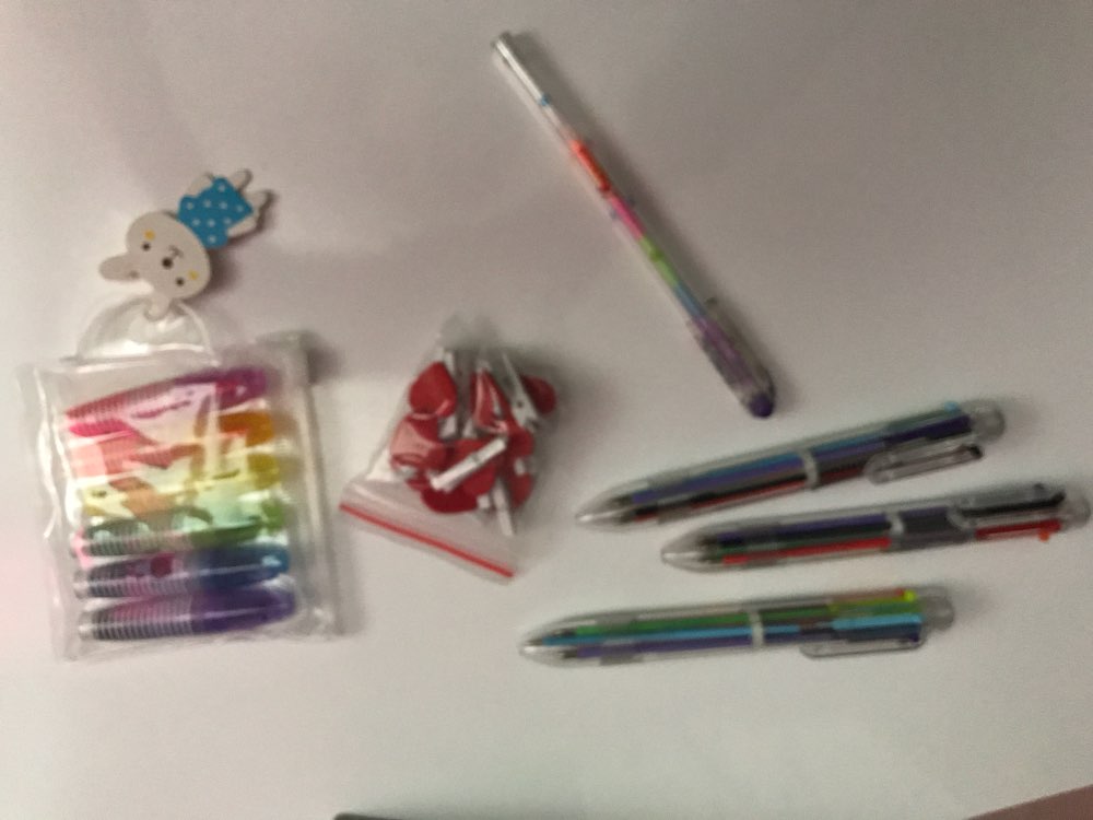 3PCS New Arrival Novelty Multicolor Ballpoint Pen Multifunction 6 in1 Colorful Stationery Creative School Supplies