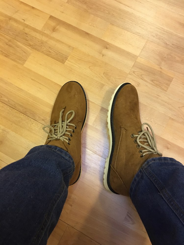Fashion Men Boots Leather Suede Male Casual Ankle Boots Breathable High Quality Men Boots shoes High-top Shoes Men