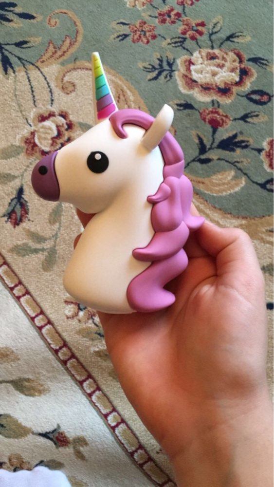 Real Portable Power Bank Battery 2000MAH Charger Unicorn Cartoon USB  For Iphone 4S 5 5S 6 6S SE Xiaomi Sumsung