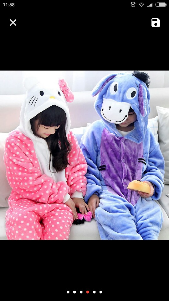 Baby Boys Girls Pajamas warm Autumn Winter Children Flannel Animal cute animal Stitch panda cartoon Pajamas for Kids Sleepwear