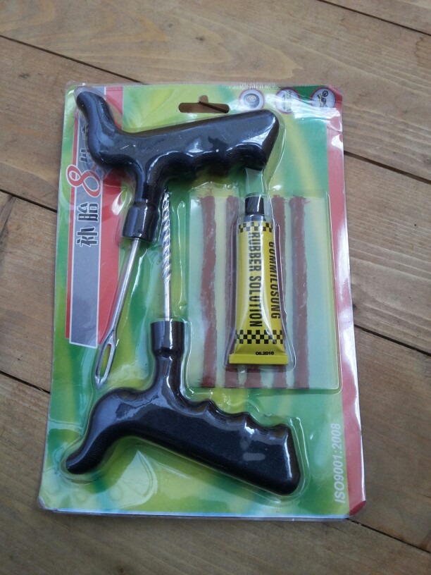 Motorcycle Car Tubeless Tire Puncture Repair Tool Kit Tire Plug Auto 3 Strips 1 Set Auto Car Tire Repair Bike Tubeless Tyre