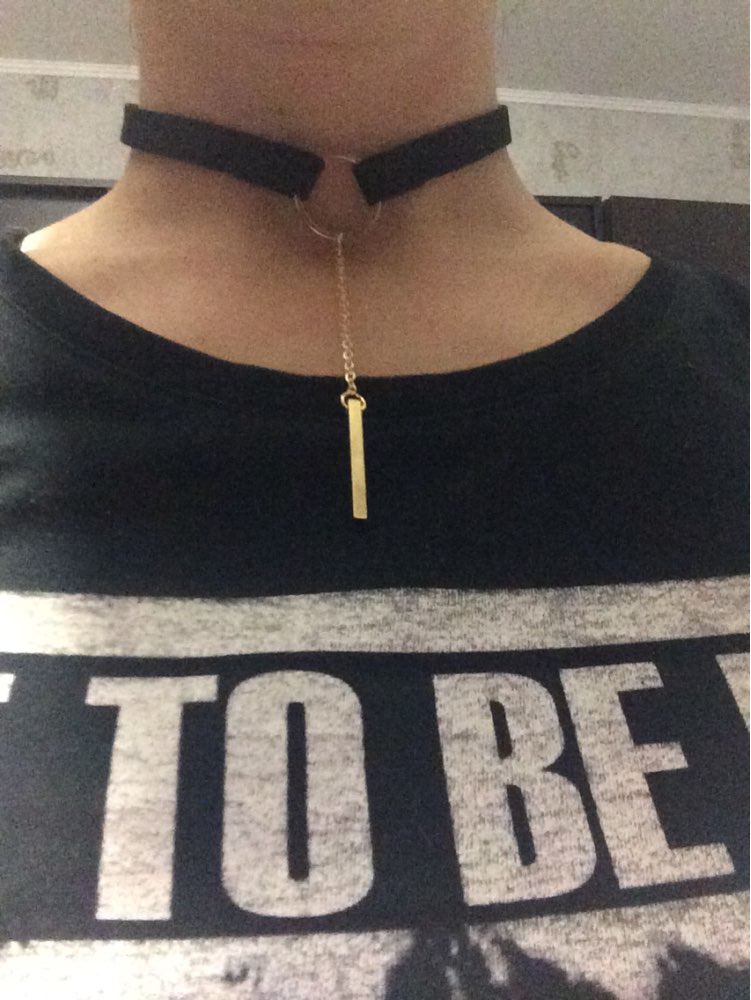 90'S Punk New Fashion 4 Colors Leather Choker Necklace Gold Plated Geometry With Round Pendant Collar Necklace For Women Girls
