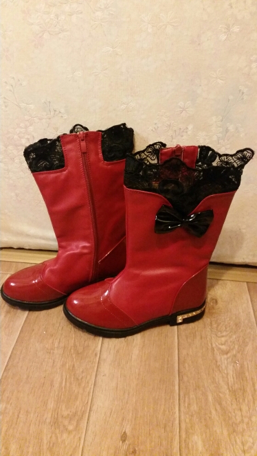 Girls Shoes Autumn New High-top Shoes Bow Casual Boots Wild Student Fashion Boots Four Colors Size 28-38