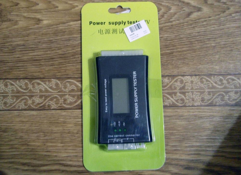 Brand NEW Digital LCD PC Computer PC Power Supply Tester 20/24 Pin SATA HDD Testers High Quality