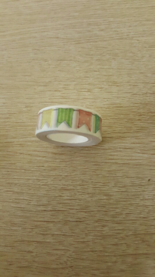 1 Pcs Colour Flag Washi Tape DIY Decoration Scrapbooking Planner Masking Tape Adhesive Tape Kawaii Stationery