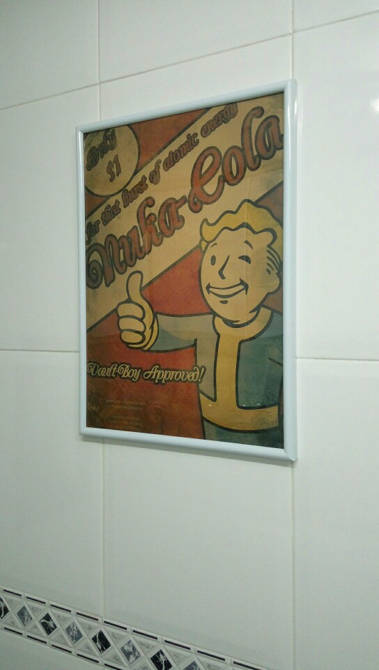 Fallout 3 4 Game Poster Home Furnishing decoration Kraft Game Poster Drawing core Wall stickers