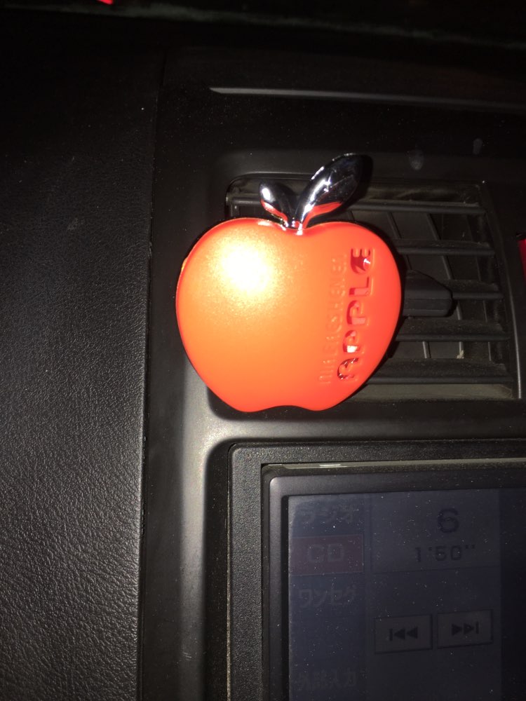 Parfum car-styling Flavor In The Car Perfume 100 Original Apple Shape Car Air Freshener For VW Ford Kia Renault 1pcs